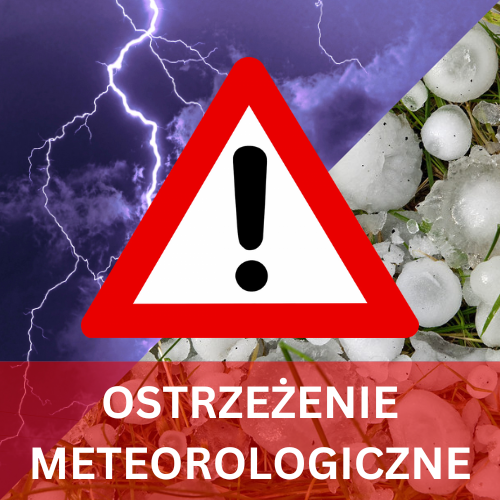 Ostrzeżenie meteorologiczne - Burze z gradem 28.08.2023 r.